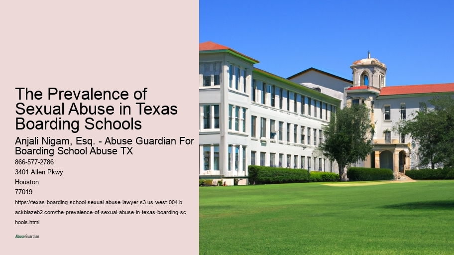 The Prevalence of Sexual Abuse in Texas Boarding Schools 